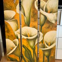 Trittico quadri con calle