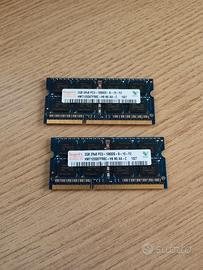 RAM Hynix 4GB DDR3 PC3‑10600S per notebook