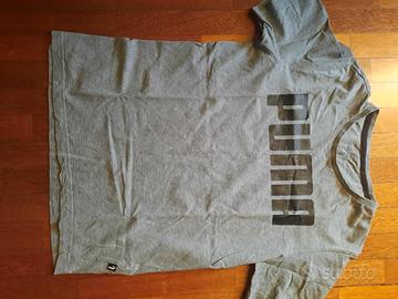 T-Shirt Puma taglia xs grigia mai utilizzata