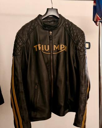 Giacca Pelle traforata Triumph Braddan Air XL