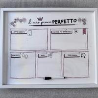 Lavagna magnetica con penna