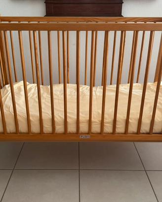 Culla in legno con materasso