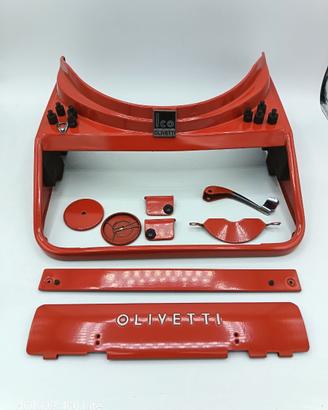Carrozzeria macchina  Olivetti ICO rossa