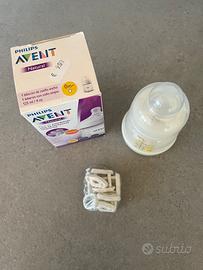 2 Biberon, ciuccio e copriprese