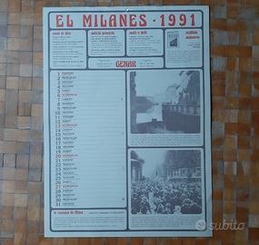 Calendario El Milanes 1991