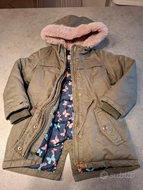 Parka Piumino bambina pelliccia Blukids 98 cm