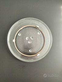 Piatto girevole in vetro trasparente, ideale per m