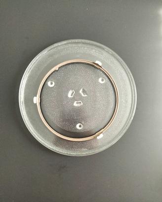 Piatto girevole in vetro trasparente, ideale per m