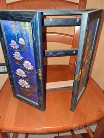 portachiavi dipinto a mano