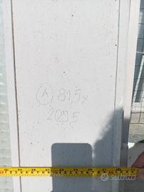 Porta interna con vetro circa 80x210