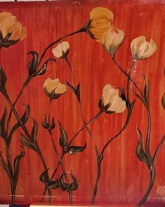 Tullio Biagioni olio su cartone.