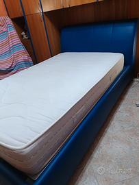 letto contenitore  1 piazza e mezza  extra lungo 
