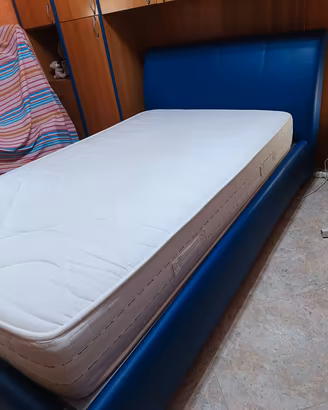 letto contenitore  1 piazza e mezza  extra lungo 