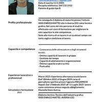 Esperienza lavorativa