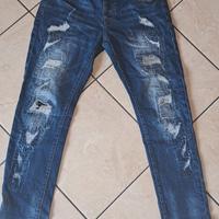 jeans strappato uomo ragazzo 