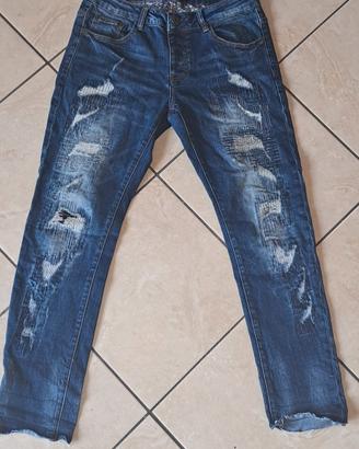 jeans strappato uomo ragazzo 