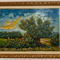 Quadro olio su tela Giacomo Bosis