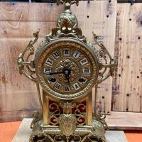 Orologio da camino/tavolo in ottone