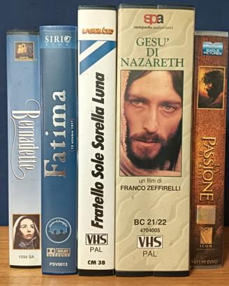 VHS fim religiosi - Zeffirelli, Gibson e altri
