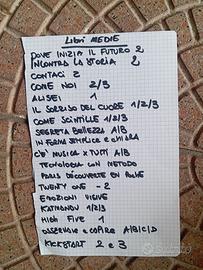 libri di scuola media 