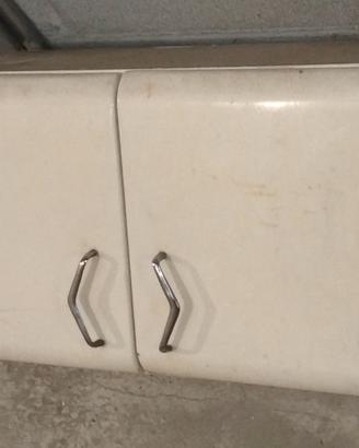 Pensile cucina metallo orig. anni 50 mid century