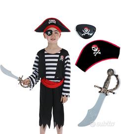 Costume pirata 4-6 anni