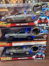 Trilogia Ritorno al Futuro Delorean 1 2 3 Die Cast