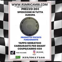 TAPPO SERBATOIO CARBURANTE PER SMART CABRIO 450