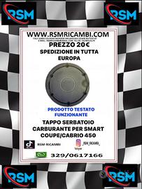 TAPPO SERBATOIO CARBURANTE PER SMART CABRIO 450