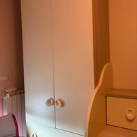 armadio e letto a castello cameretta