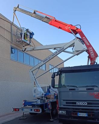 EUROCARGO 120 con gru FASSI 230Xp