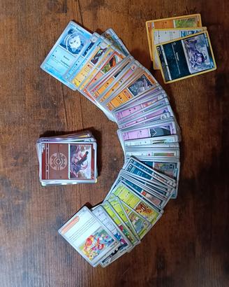 Lotto 100 carte Pokemon + holo Vintage Fossil