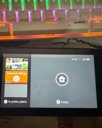 Nintendo Switch con 2 giochi