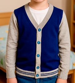 Cardigan in lana & cashmere per bambino 6 anni