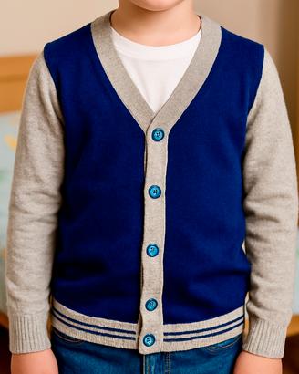 Cardigan in lana & cashmere per bambino 6 anni