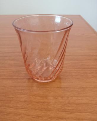 bicchieri rosa vintage 