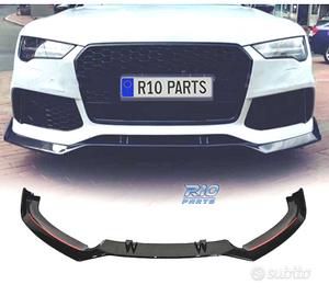 SPOILER LIP PER AUDI A7 11-15 LOOK RS7 NERO