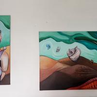 Opera  MADRE NATURA 2 quadri (2017)  by EVIE/AVEVA