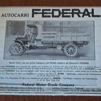 Pubblicità Autocarri Federal (1915)
