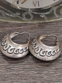 Orecchini vintage argento 925