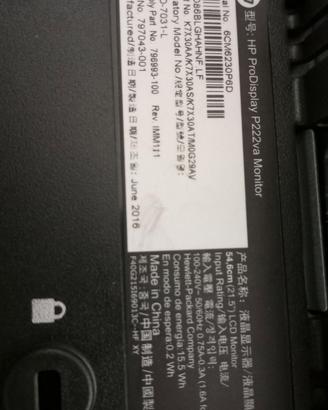 N°2 schermi HP per PC