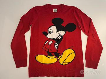 Maglioncino rosso Mickey Mouse, taglia S