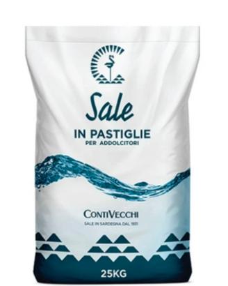 Sale in pastiglie per addolcitori