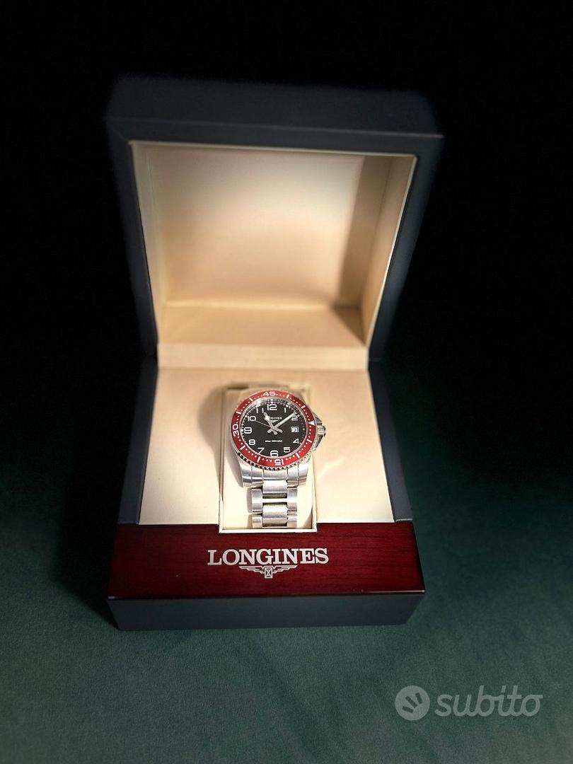 Orologio LONGINES Hydroconquest Ghiera rossa Abbigliamento e