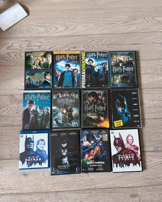 Dvd e blu ray Harry Potter e supereroi