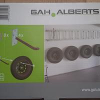 Staffe a parete per ruote auto in box o garage