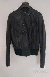 giubbino Rifle in vera pelle