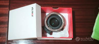Adattatore Viltrox EF-M2 + tappi Canon e Lumix um