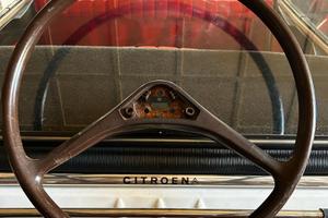 Volante Quillery Citroen 2cv anni '60 MARRONE