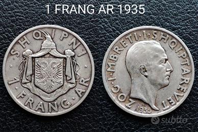 1 Frang AR 1935 Argento 